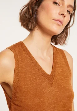 Maison Montagut Debardeur En Lin Flamme - Tahiti><noscript><img width=