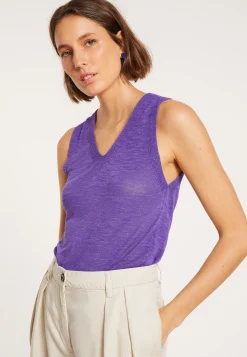 Maison Montagut Debardeur En Lin Flamme - Tahiti><noscript><img width=