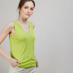 Maison Montagut Debardeur En Lin Flamme - Boreal><noscript><img width=