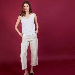 Maison Montagut Debardeur En Lin Flamme - Boreal><noscript><img width=