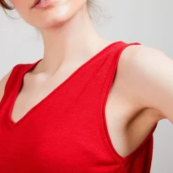 Maison Montagut Debardeur En Lin Flamme - Boreal><noscript><img width=