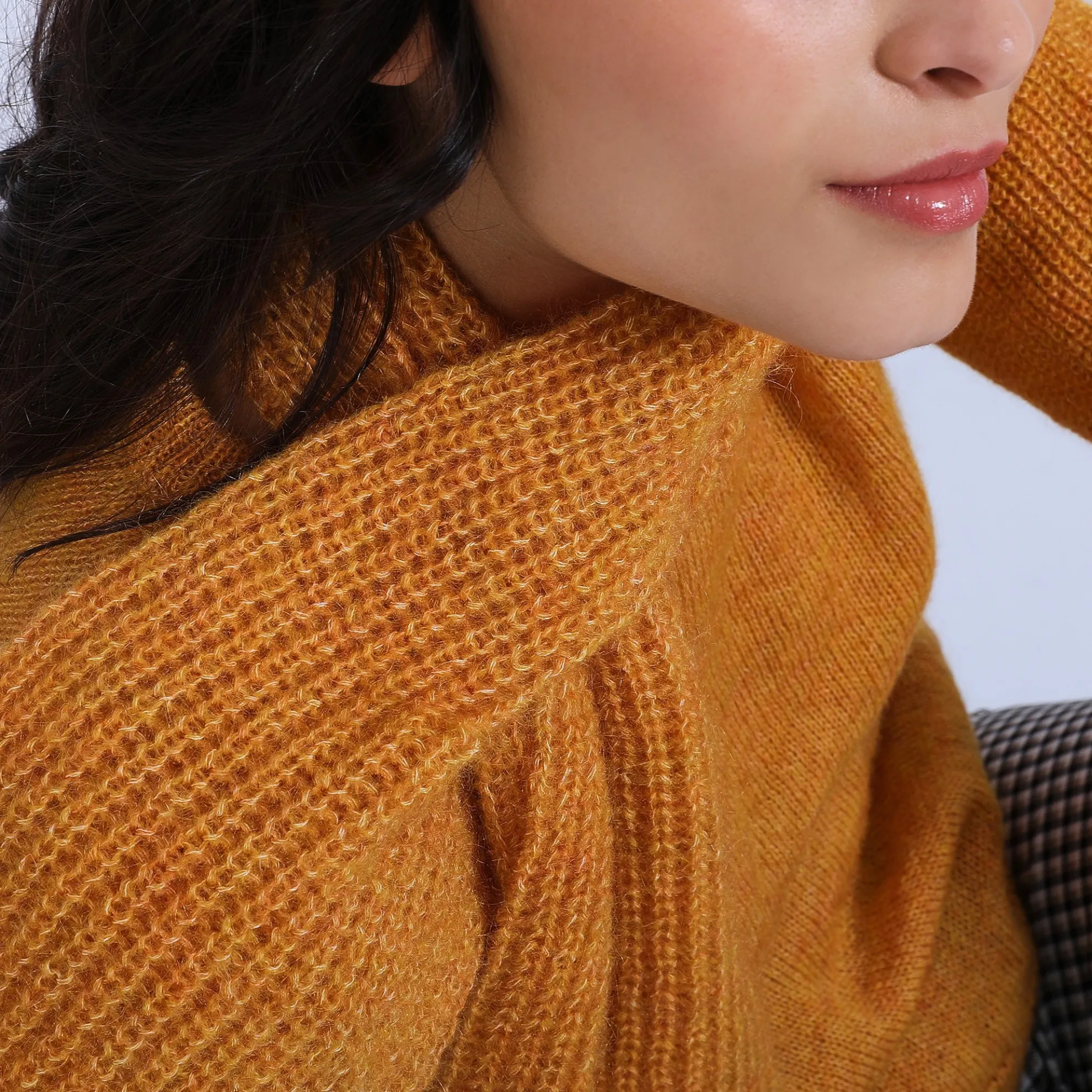 Maison Montagut Echarpe A Nouer En Mohair - Shade>Femme Accessoires