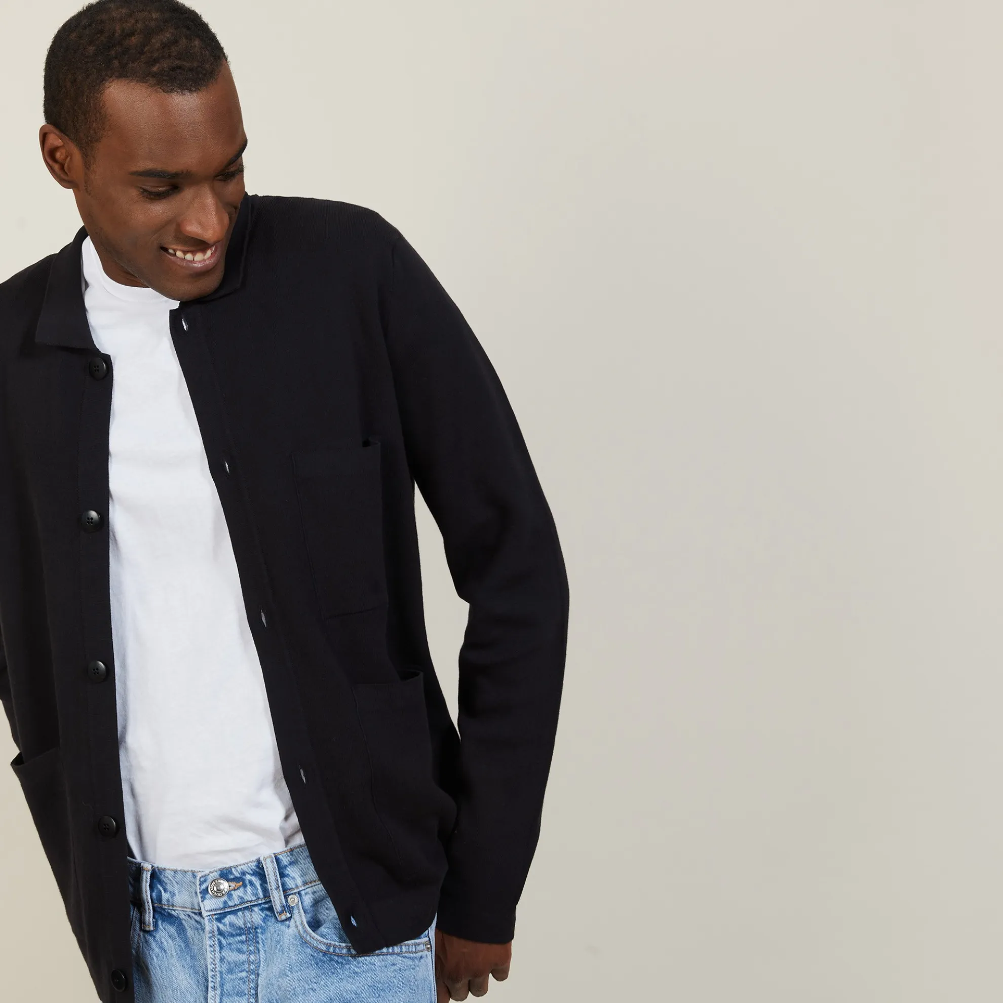 Maison Montagut Gilet A Poches En Coton Sec - Balto>Homme Vestes Et Gilets