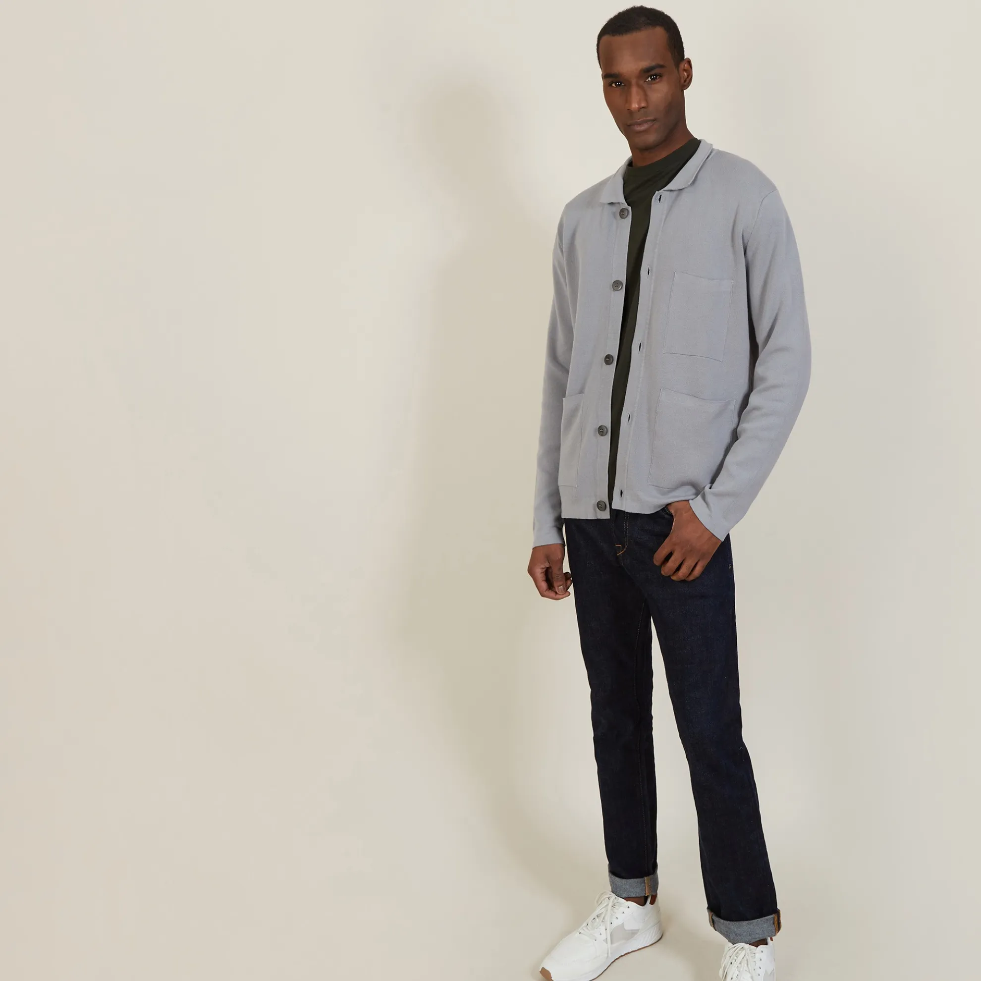 Maison Montagut Gilet A Poches En Coton Sec - Balto>Homme Vestes Et Gilets