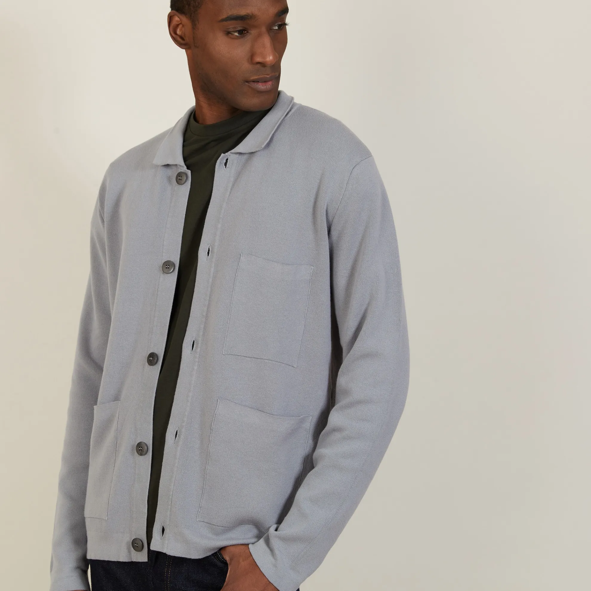 Maison Montagut Gilet A Poches En Coton Sec - Balto>Homme Vestes Et Gilets