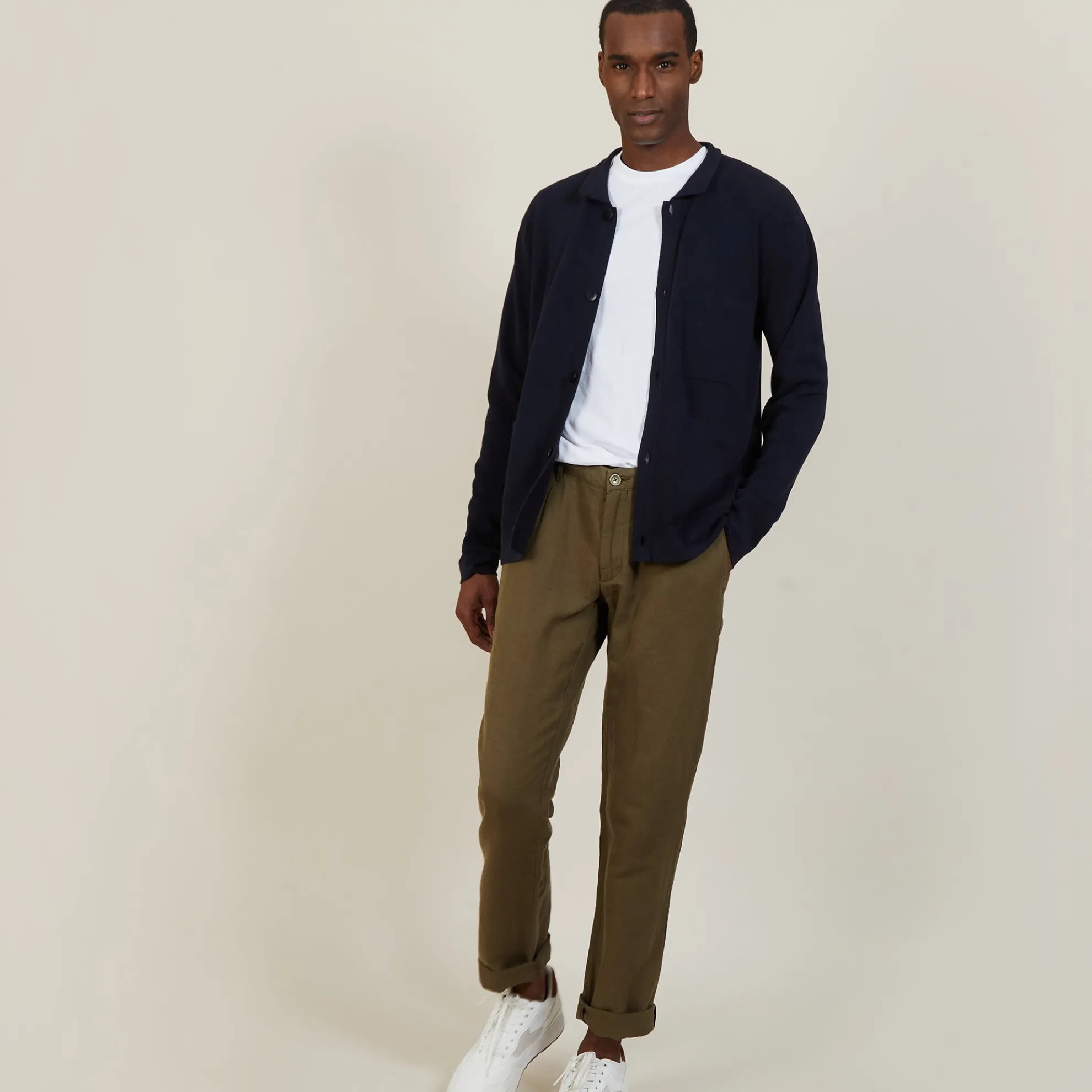 Maison Montagut Gilet A Poches En Coton Sec - Balto>Homme Vestes Et Gilets