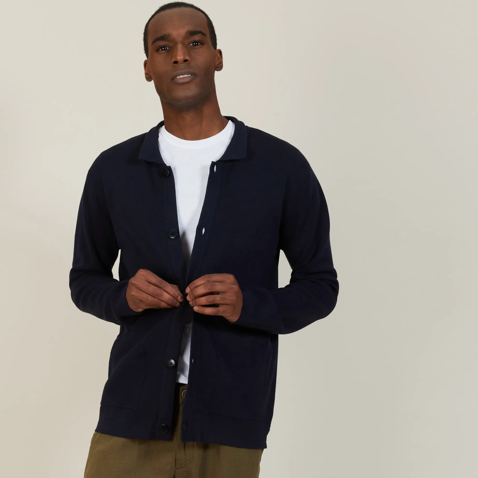 Maison Montagut Gilet A Poches En Coton Sec - Balto>Homme Vestes Et Gilets