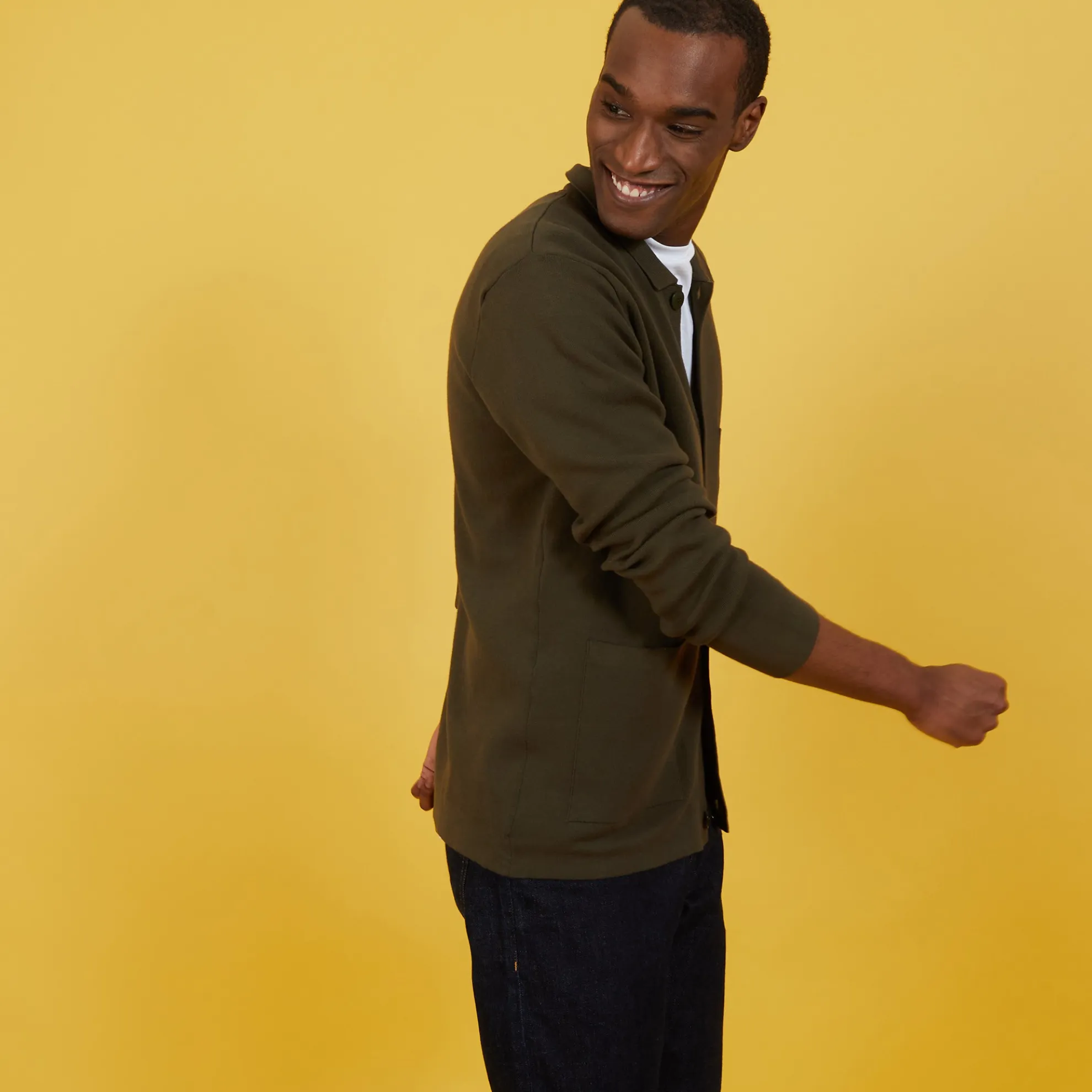 Maison Montagut Gilet A Poches En Coton Sec - Balto>Homme Vestes Et Gilets