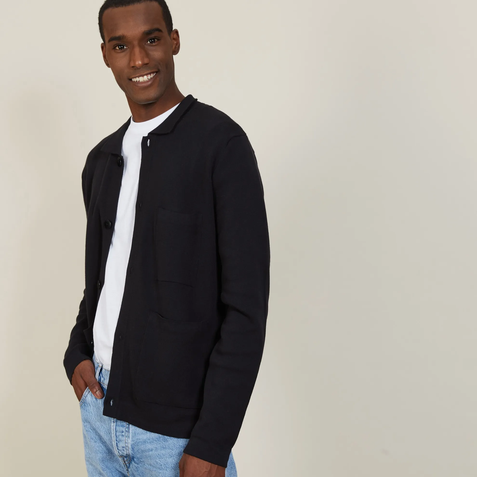 Maison Montagut Gilet A Poches En Coton Sec - Balto>Homme Vestes Et Gilets