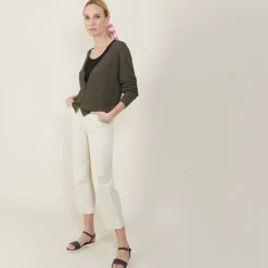 Maison Montagut Gilet A Poches En Lin Flamme - Beaute><noscript><img width=