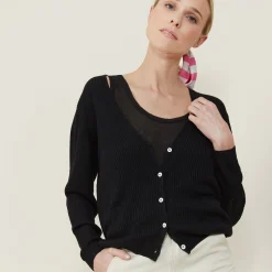 Maison Montagut Gilet A Poches En Lin Flamme - Beaute><noscript><img width=