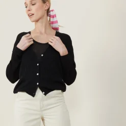 Maison Montagut Gilet A Poches En Lin Flamme - Beaute><noscript><img width=