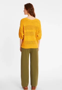 Maison Montagut Gilet Ajoure En Coton Et Lin - Maylisse><noscript><img width=