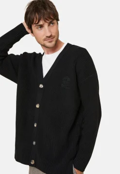 Maison Montagut Gilet Ample Boutone Avec Logo En Laine Merinos - Frederic><noscript><img width=