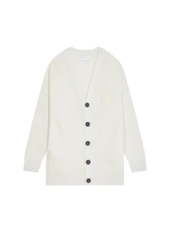 Maison Montagut Gilet Ample Boutone Avec Logo En Laine Merinos - Frederic><noscript><img width=