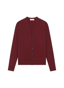 Maison Montagut Gilet Boutonne Avec Logo En Laine Merinos - Etienne><noscript><img width=