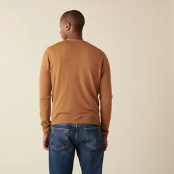 Maison Montagut Gilet Boutonne Avec Logo En Laine Merinos - Etienne><noscript><img width=