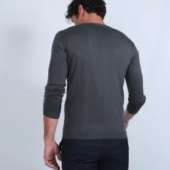 Maison Montagut Gilet Boutonne En Laine Merinos - Brad><noscript><img width=