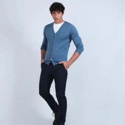 Maison Montagut Gilet Boutonne En Laine Merinos - Brad><noscript><img width=