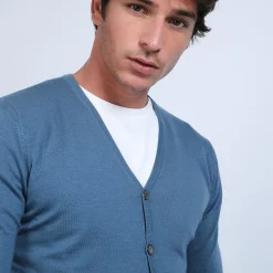 Maison Montagut Gilet Boutonne En Laine Merinos - Brad><noscript><img width=