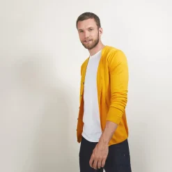 Maison Montagut Gilet Boutonne En Laine Merinos - Brad><noscript><img width=