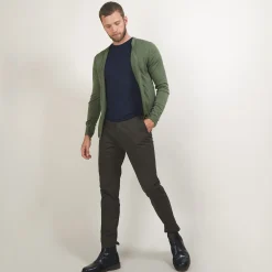 Maison Montagut Gilet Boutonne En Laine Merinos - Brad><noscript><img width=