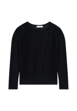 Maison Montagut Gilet Boutonne En Lin Flamme - Mado><noscript><img width=