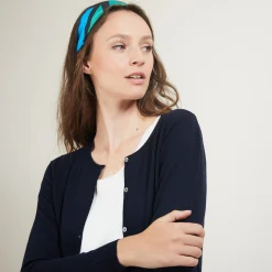 Maison Montagut Gilet Col Rond En Laine Merinos - Betsi><noscript><img width=