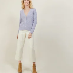 Maison Montagut Gilet Col V En Coton - Abraham><noscript><img width=