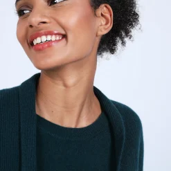 Maison Montagut Gilet Court Avec Poches En Cachemire - Basma><noscript><img width=