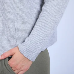 Maison Montagut Gilet Court Avec Poches En Cachemire - Basma><noscript><img width=