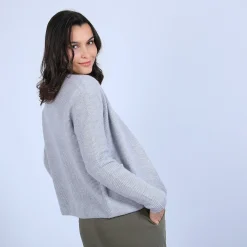 Maison Montagut Gilet Court Avec Poches En Cachemire - Basma><noscript><img width=