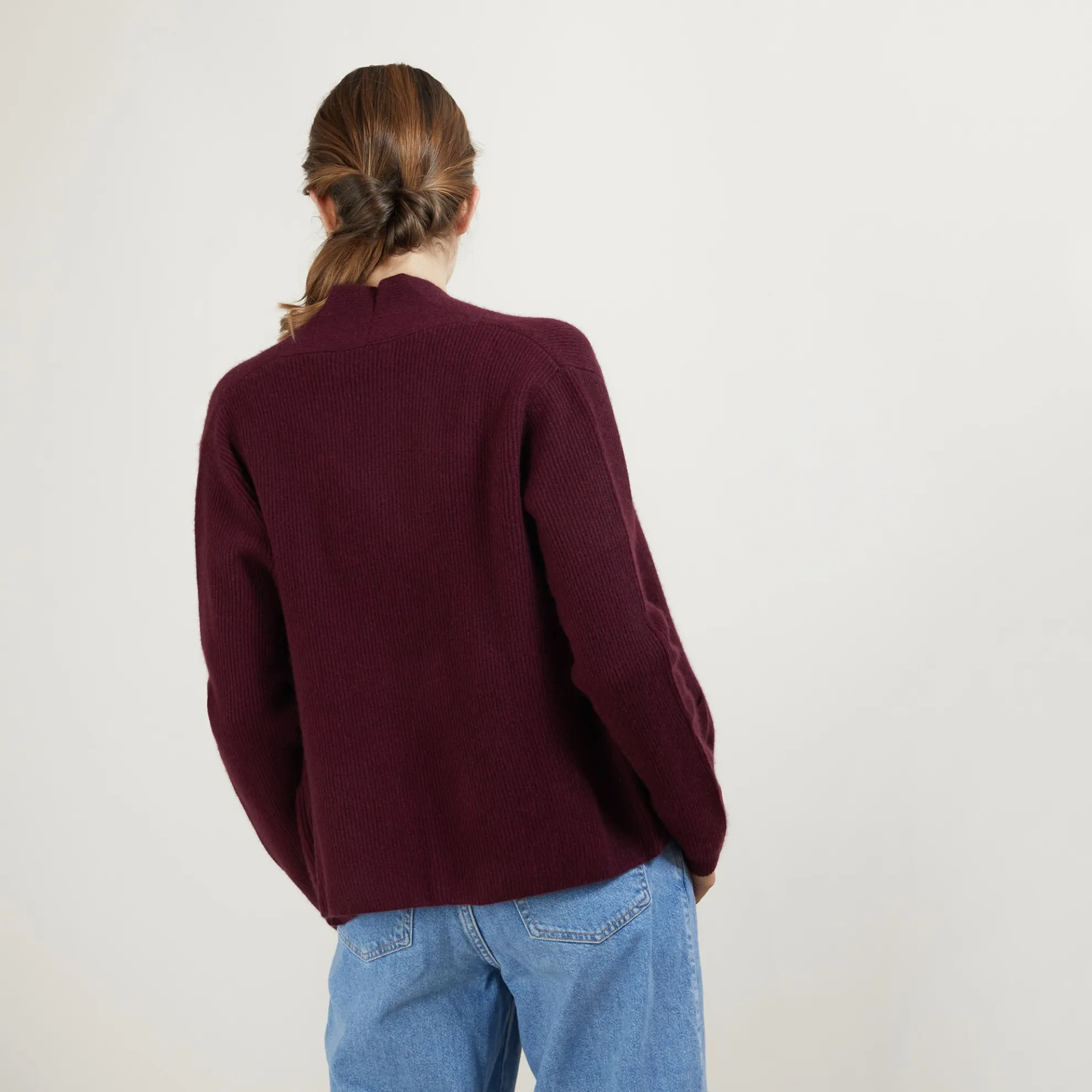 Maison Montagut Gilet Court En Cachemire Avec Poches - Basma>Femme Vestes Et Gilets