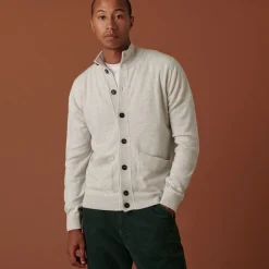 Maison Montagut Gilet En Cachemire Boutonne A Poches - Erwan>Homme Vestes Et Gilets