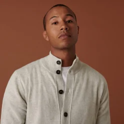 Maison Montagut Gilet En Cachemire Boutonne A Poches - Erwan>Homme Vestes Et Gilets