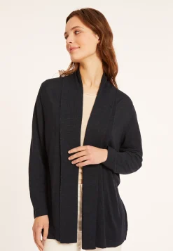 Maison Montagut Gilet En Lin Flamme Col Chale - Maelle><noscript><img width=