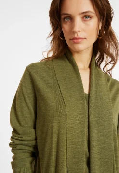 Maison Montagut Gilet En Lin Flamme Col Chale - Maelle><noscript><img width=