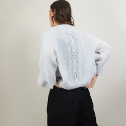 Maison Montagut Gilet En Mohair Avec Poches - Gillie><noscript><img width=