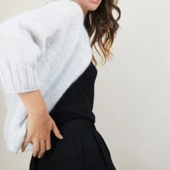 Maison Montagut Gilet En Mohair Avec Poches - Gillie><noscript><img width=