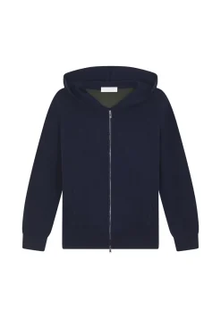 Maison Montagut Gilet Zippe A Capuche En Cachemire Melange - Alfred>Femme Vestes Et Gilets