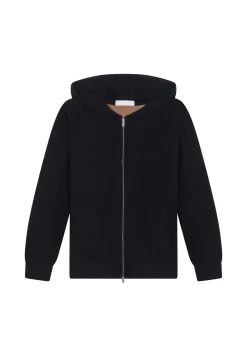 Maison Montagut Gilet Zippe A Capuche En Cachemire Melange - Alfred><noscript><img width=