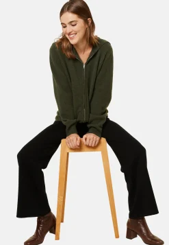 Maison Montagut Gilet Zippe A Capuche En Cachemire Melange - Alfred><noscript><img width=