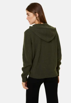 Maison Montagut Gilet Zippe A Capuche En Cachemire Melange - Alfred><noscript><img width=