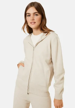 Maison Montagut Gilet Zippe A Capuche En Cachemire Melange - Alfred><noscript><img width=