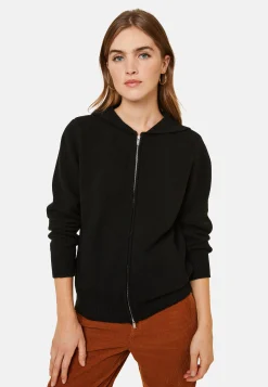 Maison Montagut Gilet Zippe A Capuche En Cachemire Melange - Alfred><noscript><img width=