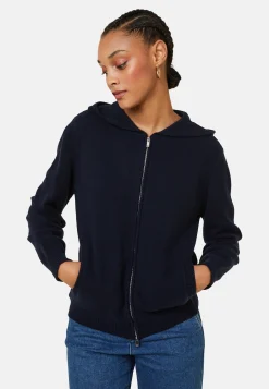 Maison Montagut Gilet Zippe A Capuche En Cachemire Melange - Alfred><noscript><img width=