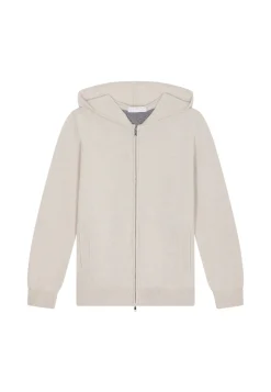 Maison Montagut Gilet Zippe A Capuche En Cachemire Melange - Alfred><noscript><img width=