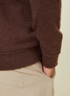 Maison Montagut Gilet Zippe A Capuche En Cachemire 2 Fils - Bradley><noscript><img width=