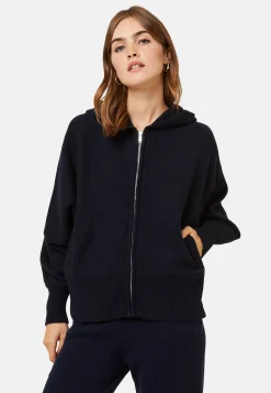 Maison Montagut Gilet Zippe A Capuche En Cachemire Melange - Albin><noscript><img width=