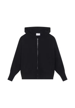 Maison Montagut Gilet Zippe A Capuche En Cachemire Melange - Albin><noscript><img width=